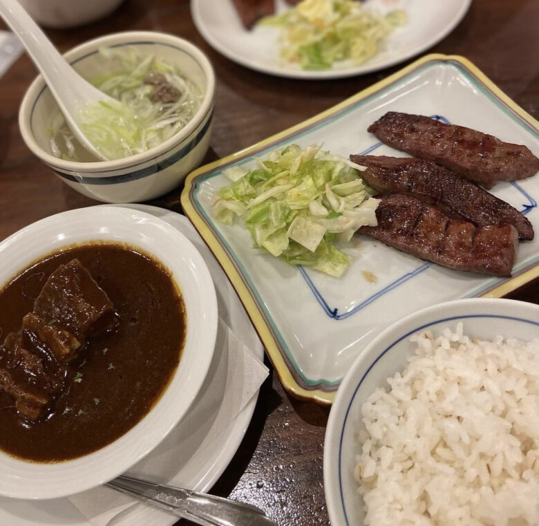 ハーフカレー定食