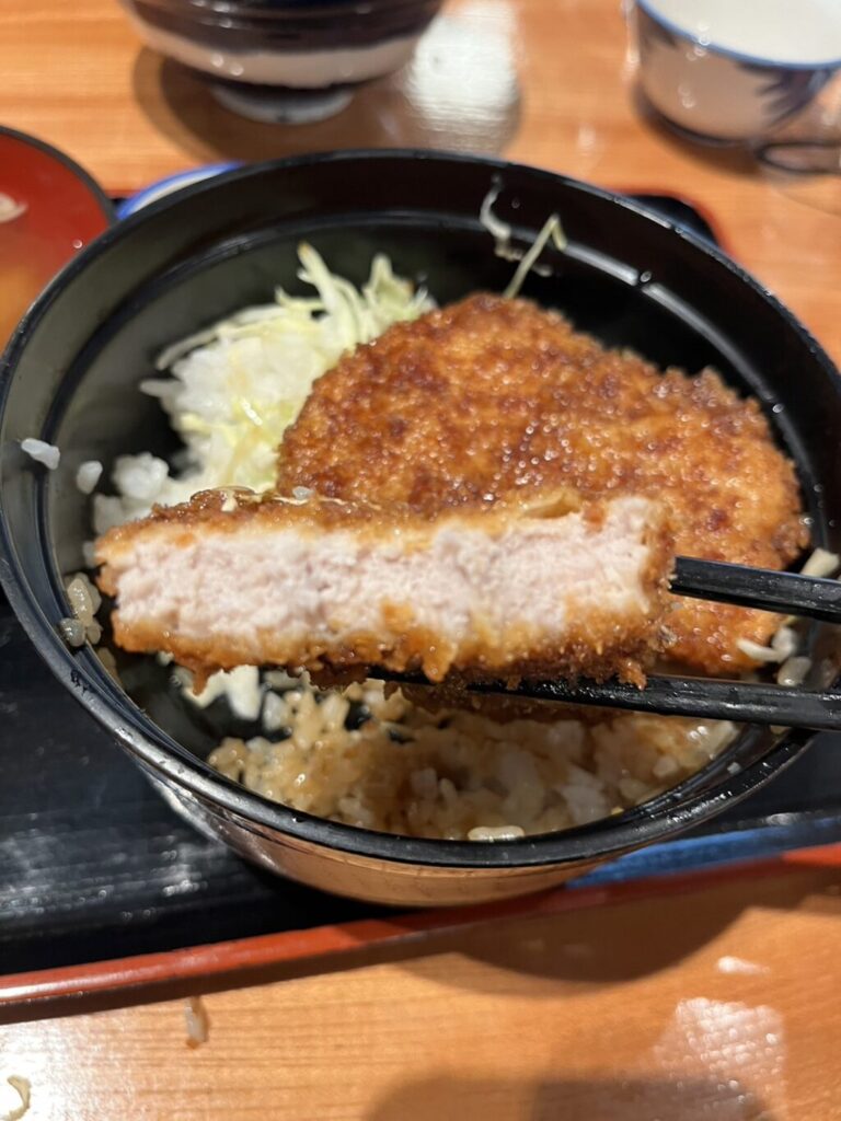 本宮市　かしわや　ソースかつ丼